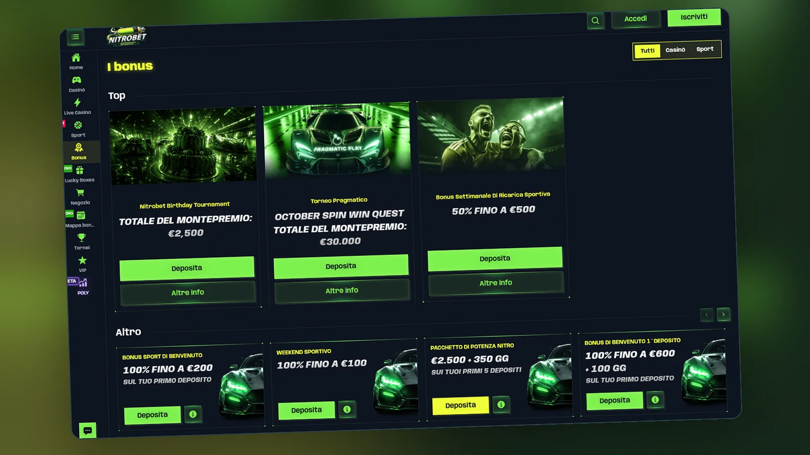Nitrobet bonus
